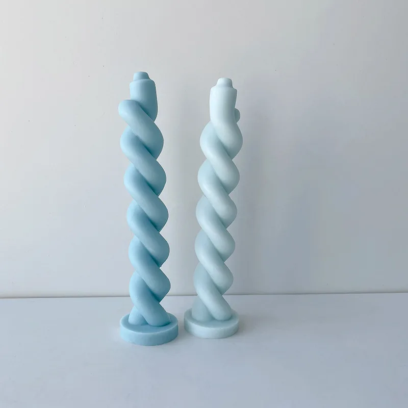 

Long Strip Rotating Candle Mold DIY Twist Column Silicone Candle Mold