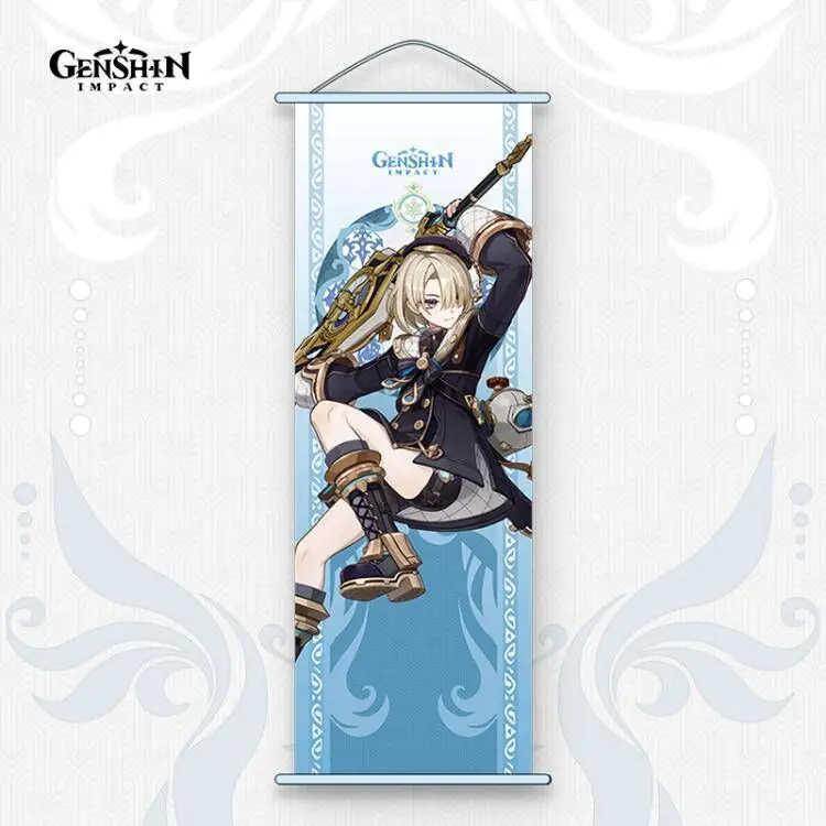 

Anime Genshin Impact Neuvillette Lynette Freminet Shikanoin Heizou Yelan Baizhu Hang A Picture Gift Cosplay Decorative