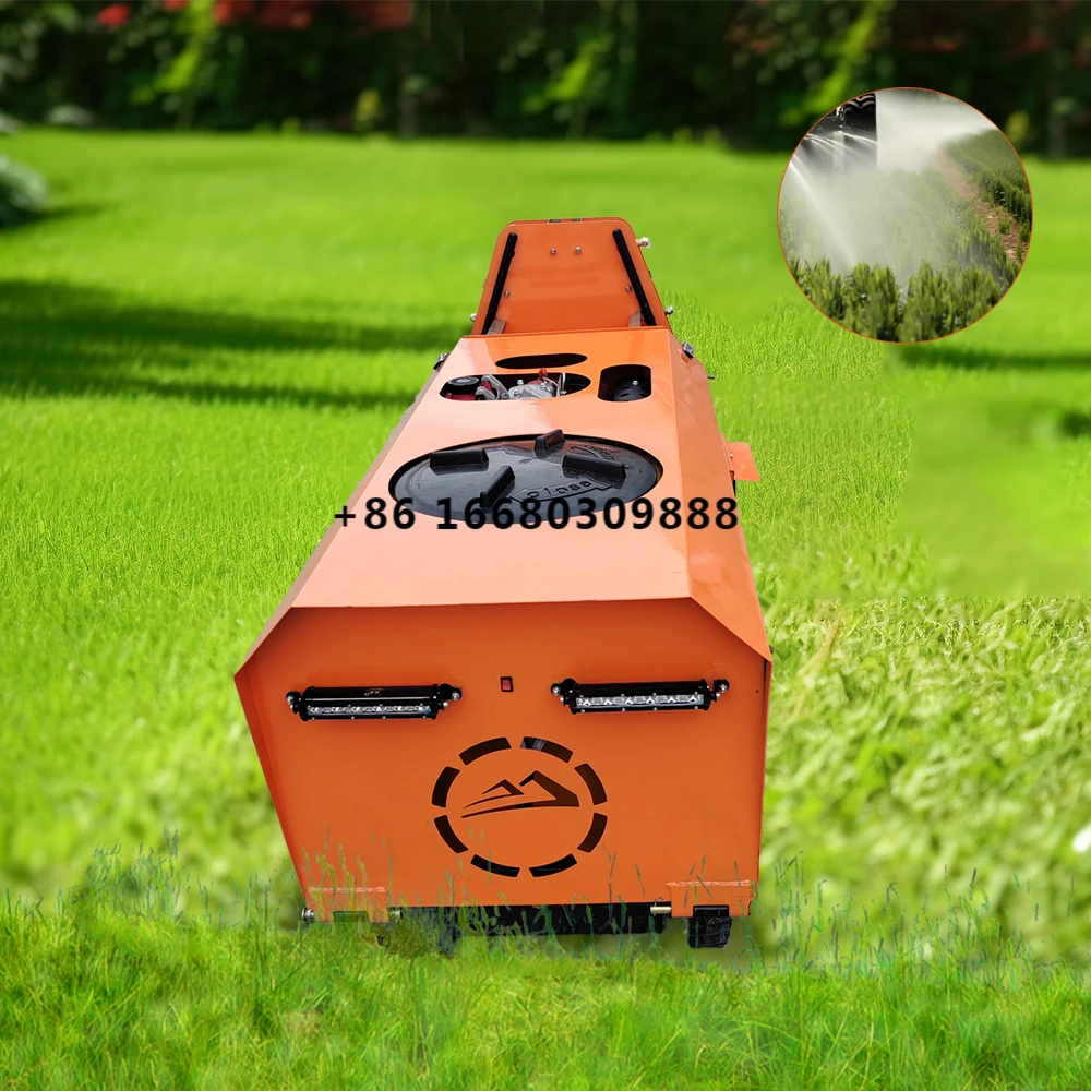 Remote Control High-Horsepower Crawler Slope Mower Agricultural Orchard Self-Propelled Lawn Mower