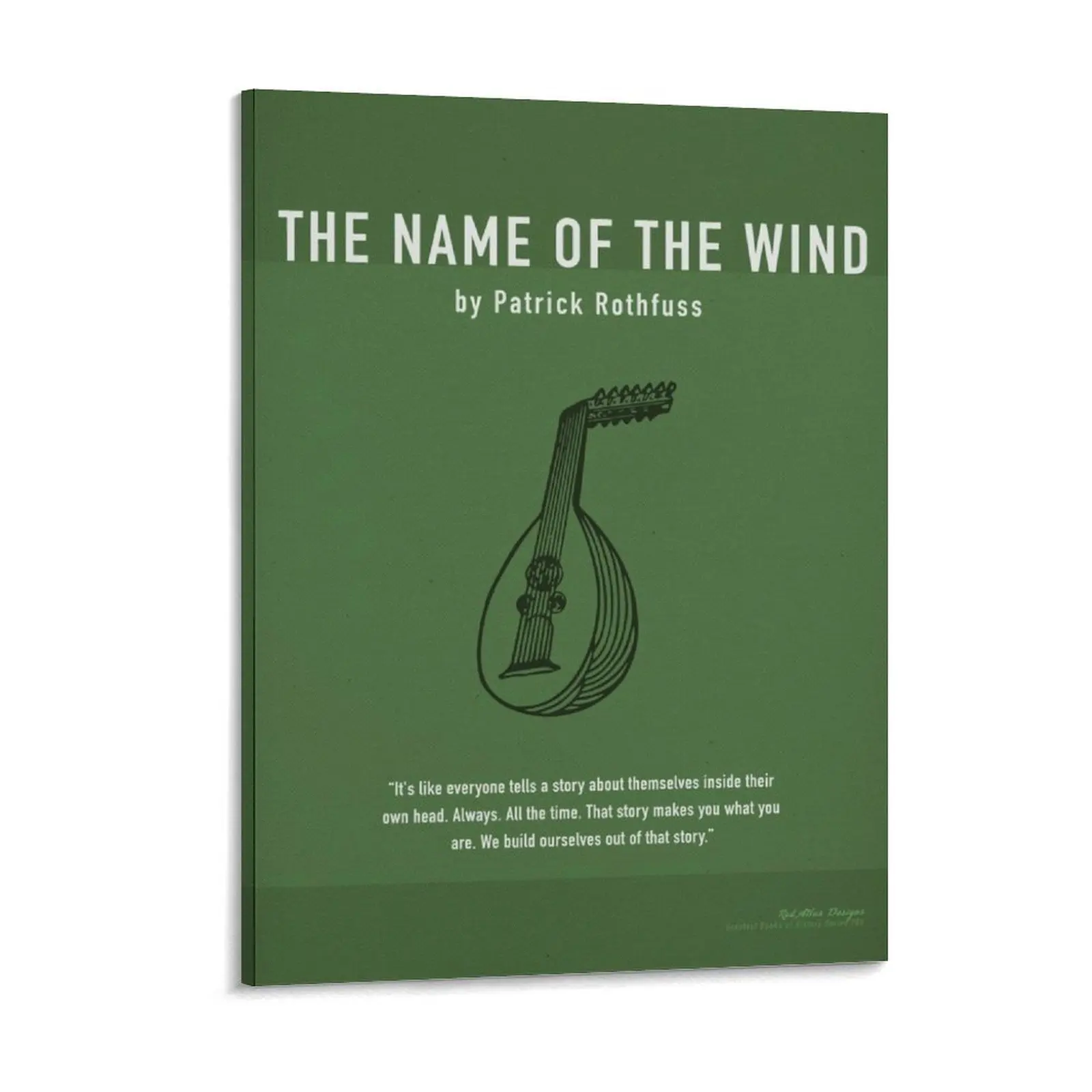 

The Name Of The Wind Book Canvas Painting Kitchen Pub Plates Personalized Wall Cave Retro Framed Wall Paintings