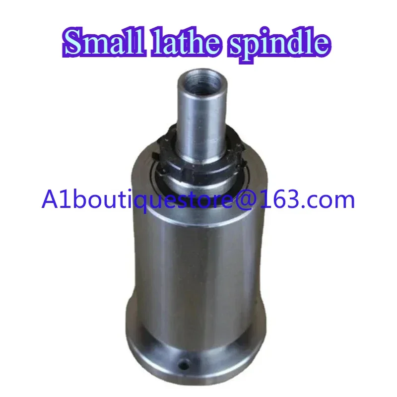 80/100/125/130 /160 Small Lathe Spindle, High-strength Screw Connection, Woodworking Lathe, Headstock Assembly, with Flange