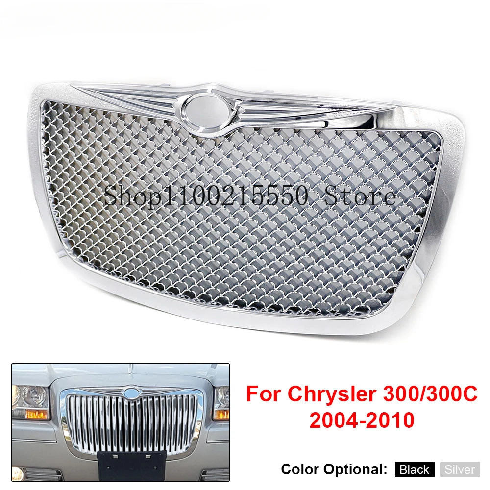 

Front Bumper Grill Mask Radiator Grille for Chrysler 300/300C 2005-2010 Racing Grills Car Exterior Accessories