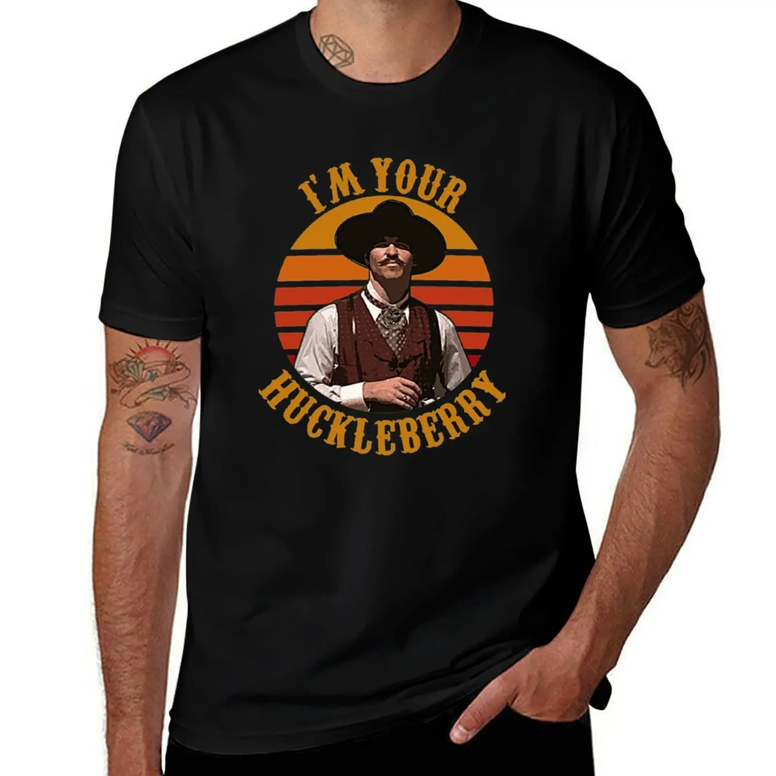 

I_m Your Huckleberry T-Shirt Basic Solid Color Casual Tee Shirt