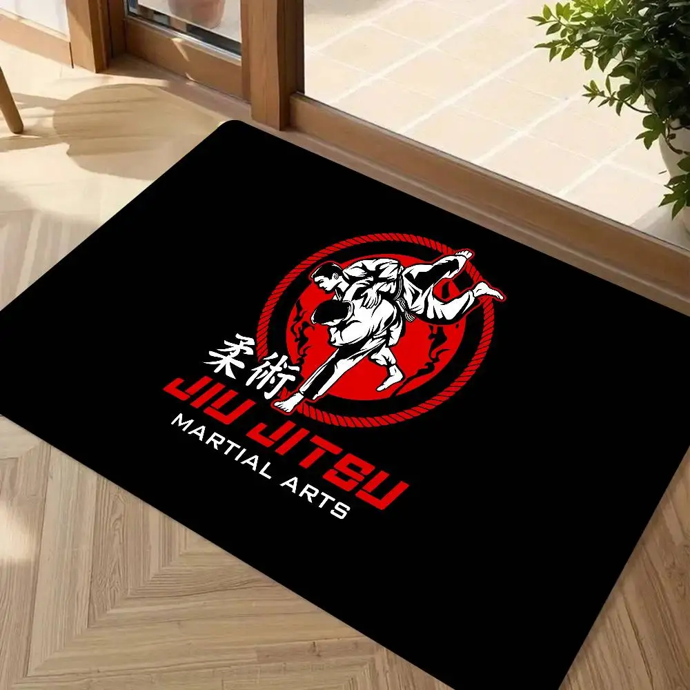 

Коврик для джиу-джитсу, подходит для гостиной, кухни, ванной комнаты, нескользящий коврик, бытовой коврик для ног
