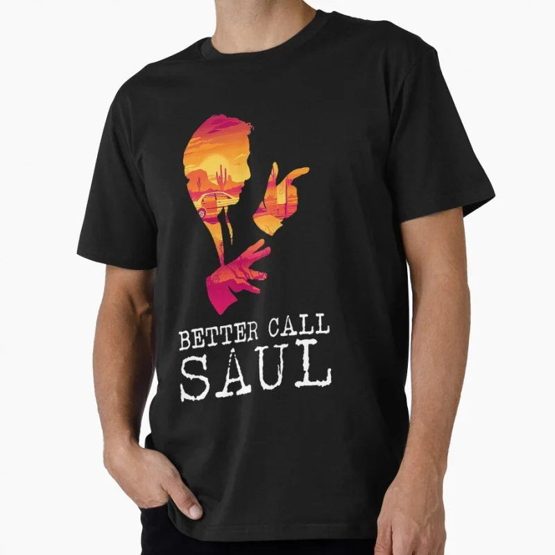 

Retro Crime Movie Better Call Saul Gift t shirt 0502 Men's 100% cotton O-Neck Short Sleeve Graphic clothes All size tee S-6XL