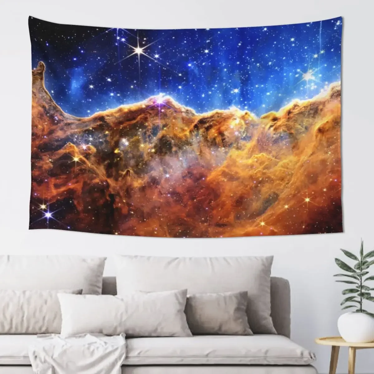 Cosmic Cliffs Tapestry For Bedroom Outdoor Decoration Japanese Room Decor Tapestry