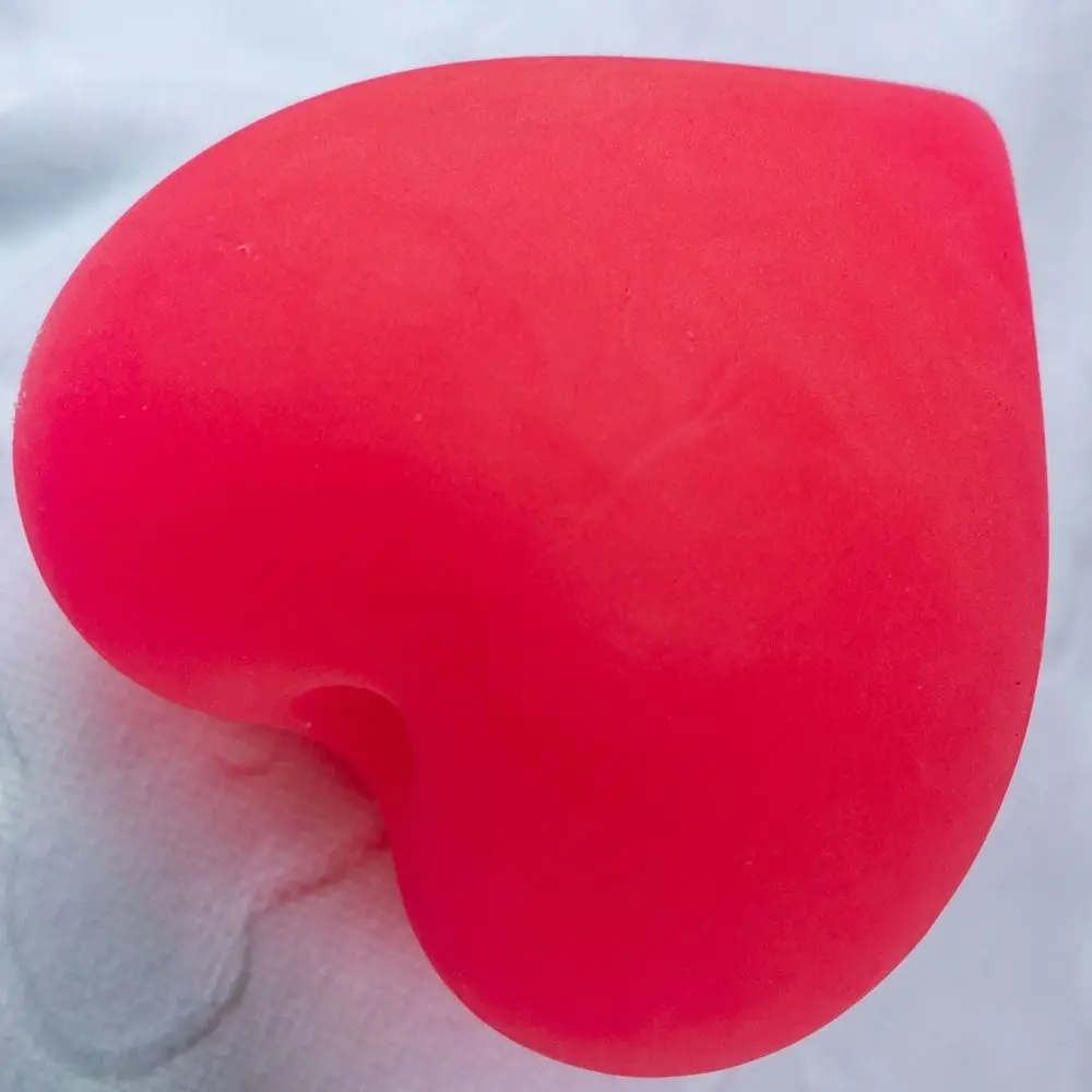 1 pz nuovo giocattolo da spremere a forma di cuore impastare rilassamento colorato antistress giocattolo PU giocattolo a rimbalzo lento decorazione della camera da letto