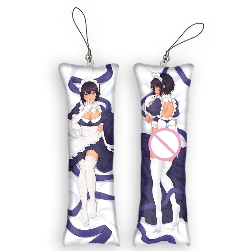 

Sexy Anime Mini Pendant Dakimakura Keychain Mini Anime Body Pendant Double Sided Cartoon Anime Keychain