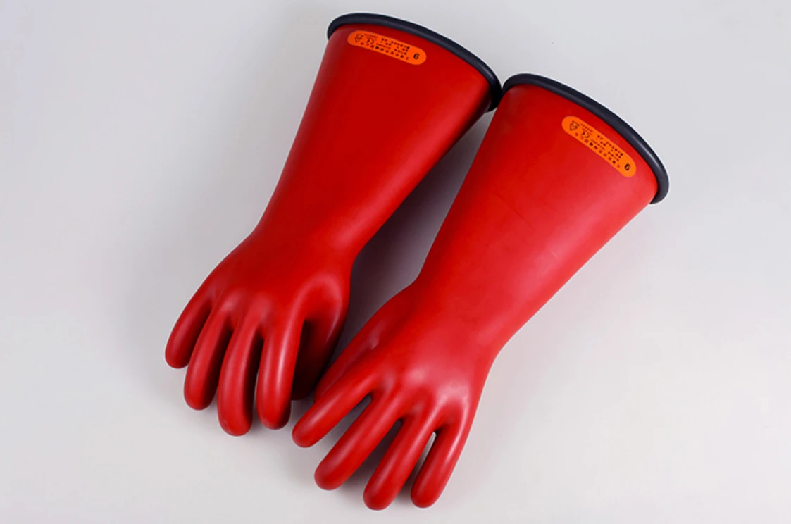 2025Natural Rubber Materials Electrical Hand Gloves for Work With Electrical