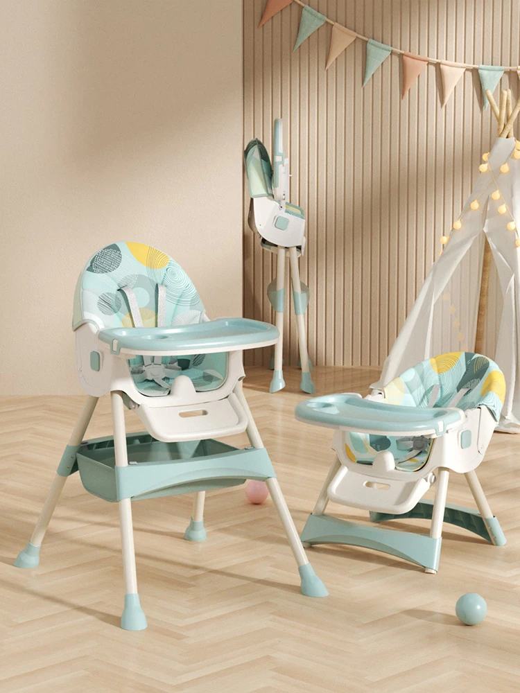 Baby Dining Chair Foldable Baby Home Portable Baby Dining Table Seat Children\'s Dining Table Kids Chair High Chair