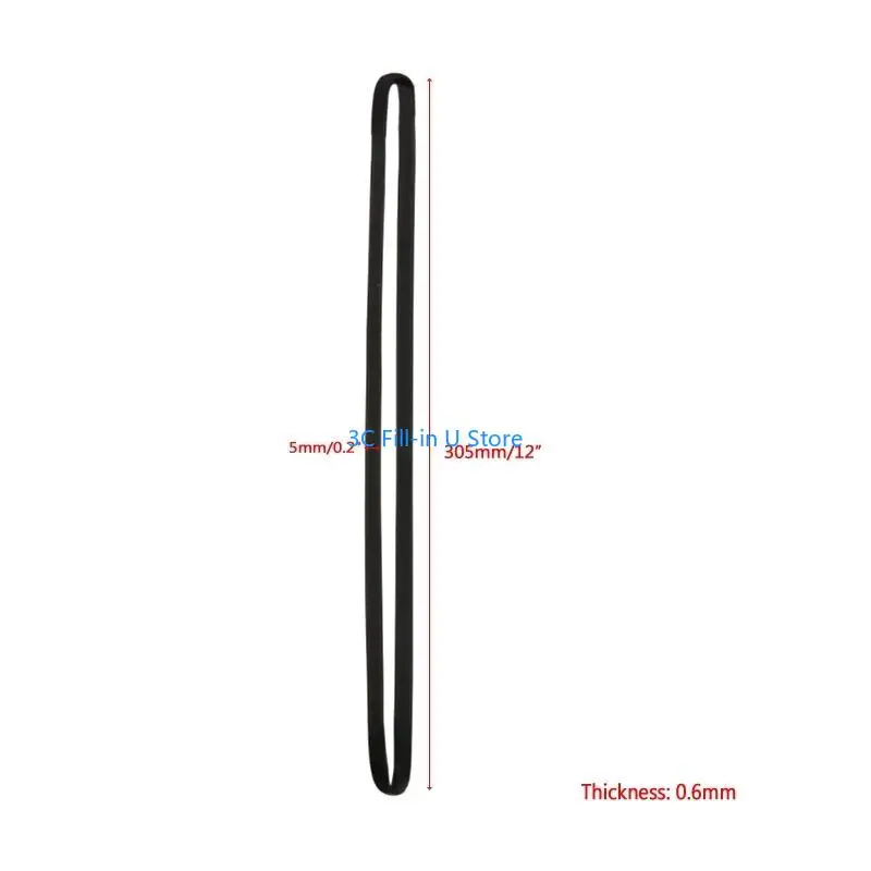 G8TA 2PCS Corrente transmissão borracha Turma transmissão Alça 627 x 5 x 0,6 mm Substituição