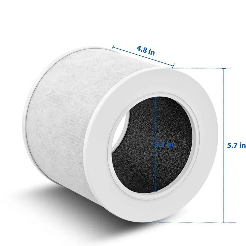 Core Mini Replacement Filter Compatible with LEVOIT Core Mini-P Air Purifier, Three in One High-efficiency Activated Carbon