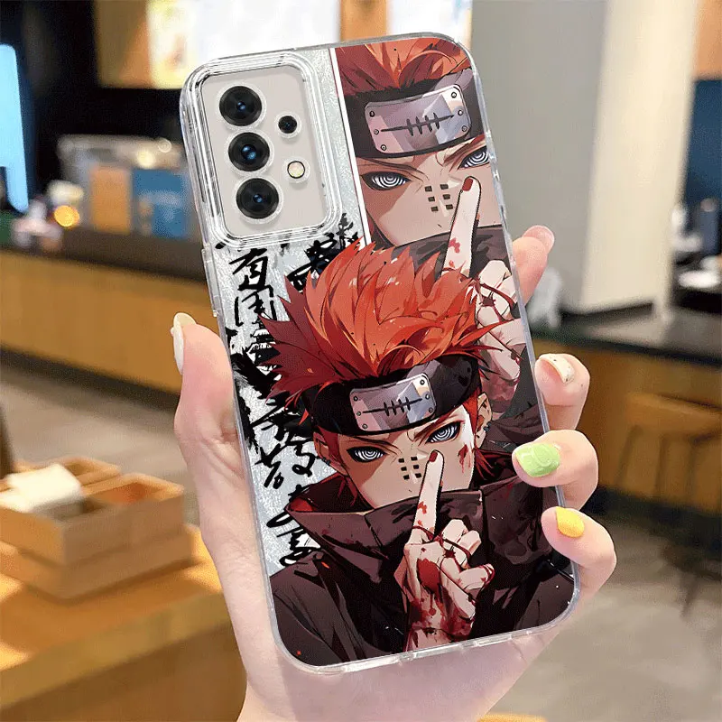 Anime N-Narutos Phone Case for Samsung Galaxy A31 A30 A24 A23 A22 A21S A14 A13 A12 4G 5G A05 A05S A03 Hard Camlet Laser Cover