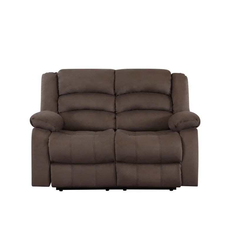 

Global United Transitional Microfiber Fabric Upholstered Loveseat