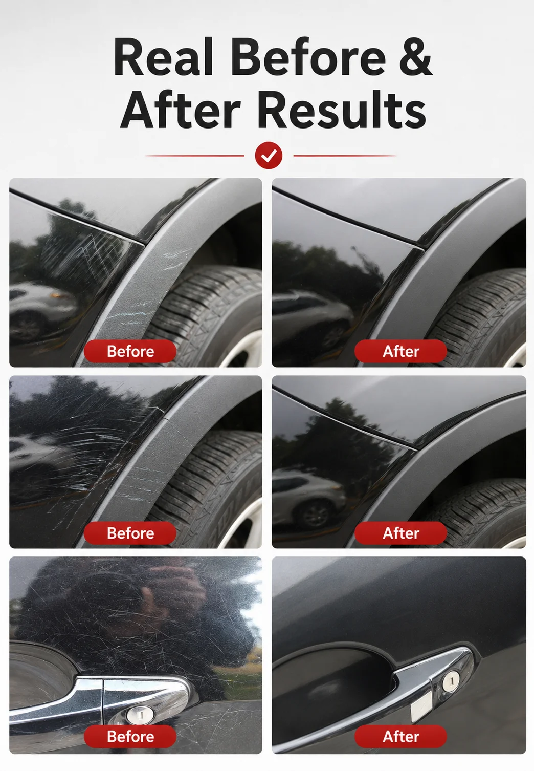 Nano-Glanztuch Auto-Kratzerentferner Magisches Mikrofaser-Reparatur-Poliertuch für Lackkratzer und Wirbelmuster Auto-Detailing-Werkzeug – Detail 7