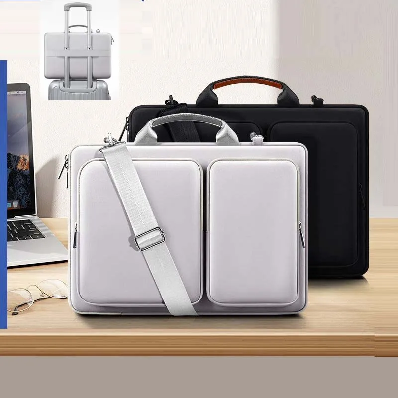 for Lenovo ThinkPad X14 ThinkPad X9 15 Laptop Bag Shoulder Strap Handle Pouch Notebook Sleeve Storage Pocket Carry Briefcase