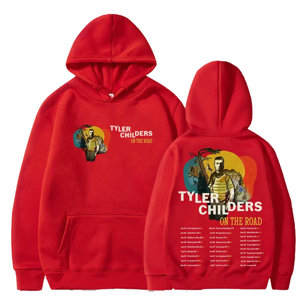 Tyler Childers On The Road Tour 2025 Hoodie Unisex Long Sleeve Streetwear Women Men Hooded Sweatshirts Trendy Outfits
