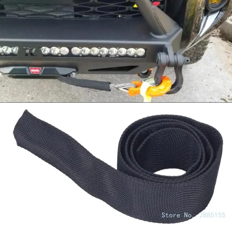 

Universal Protective Sleeve Nylon Rope Winch Rope Prevent Overheating & Slipping Suitable for Various Applications