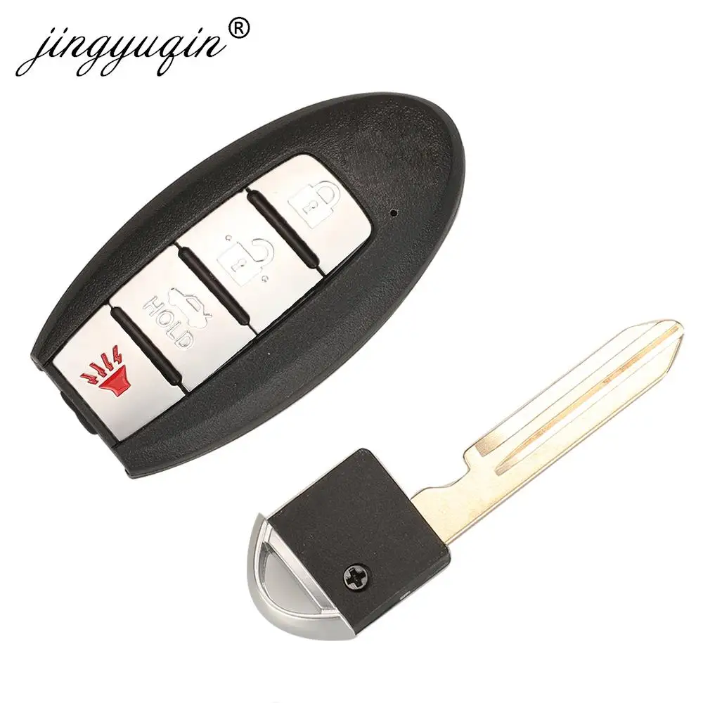 Jingyuqin S180144801 KR5TXN1 bezkluczykowy inteligentny kluczyk samochodowy z pilotem do Nissan Altima Versa 2019 2020 433MHz 4A Chip Fob 285E3-6CA1A