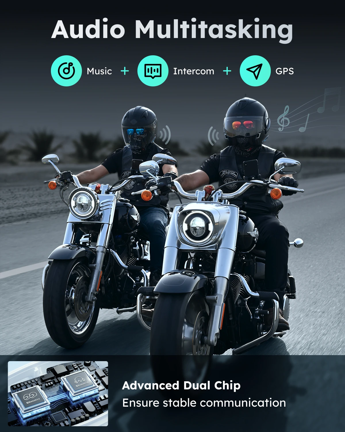 ASMAX S1 خوذة سماعات بلوتوث مقاوم للماء الحد من الضوضاء دراجة نارية سماعات التحكم الصوتي سماعة رأس بخاصية البلوتوث شبكة المجموعة