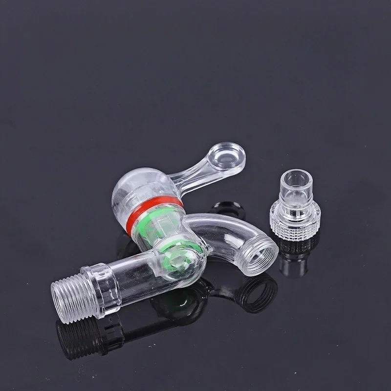 

Пластиковый прозрачный смеситель для ПК, 6-точечный интерфейсный смеситель, смесители для шайбы, кухонные фитинги для полива сада, инструмент, кран