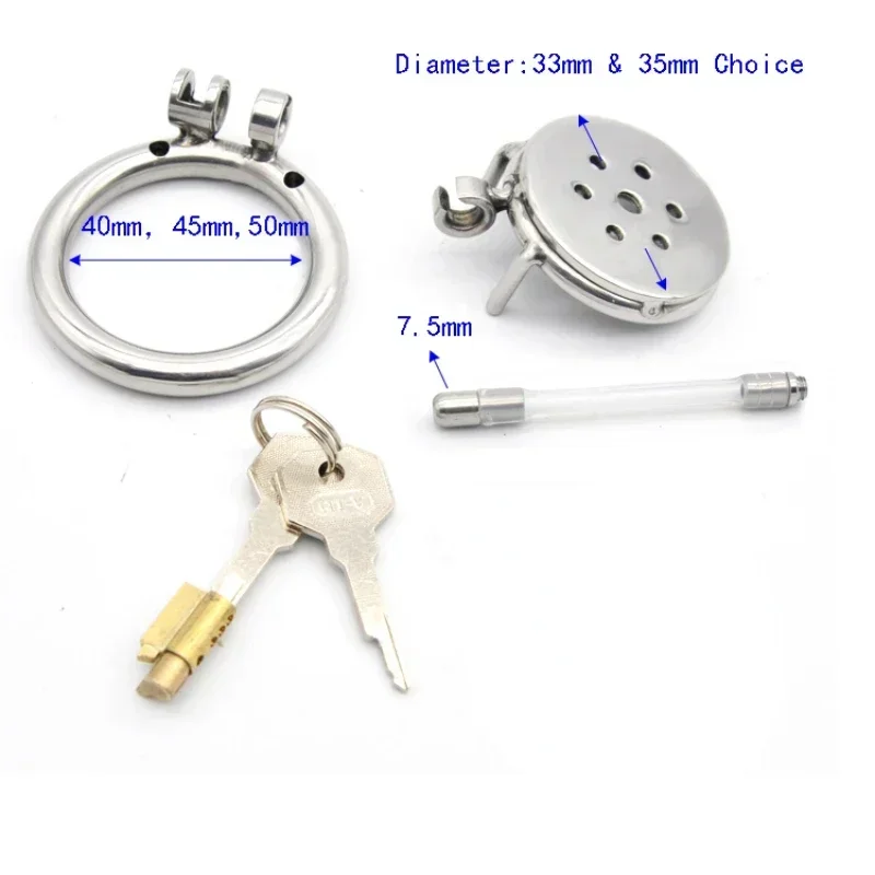 Super pequeno galo gaiola brinquedos sexuais para homens evitar sexo extramarital aço inoxidável masculino dispositivos de castidade pênis anéis cinto de castidade