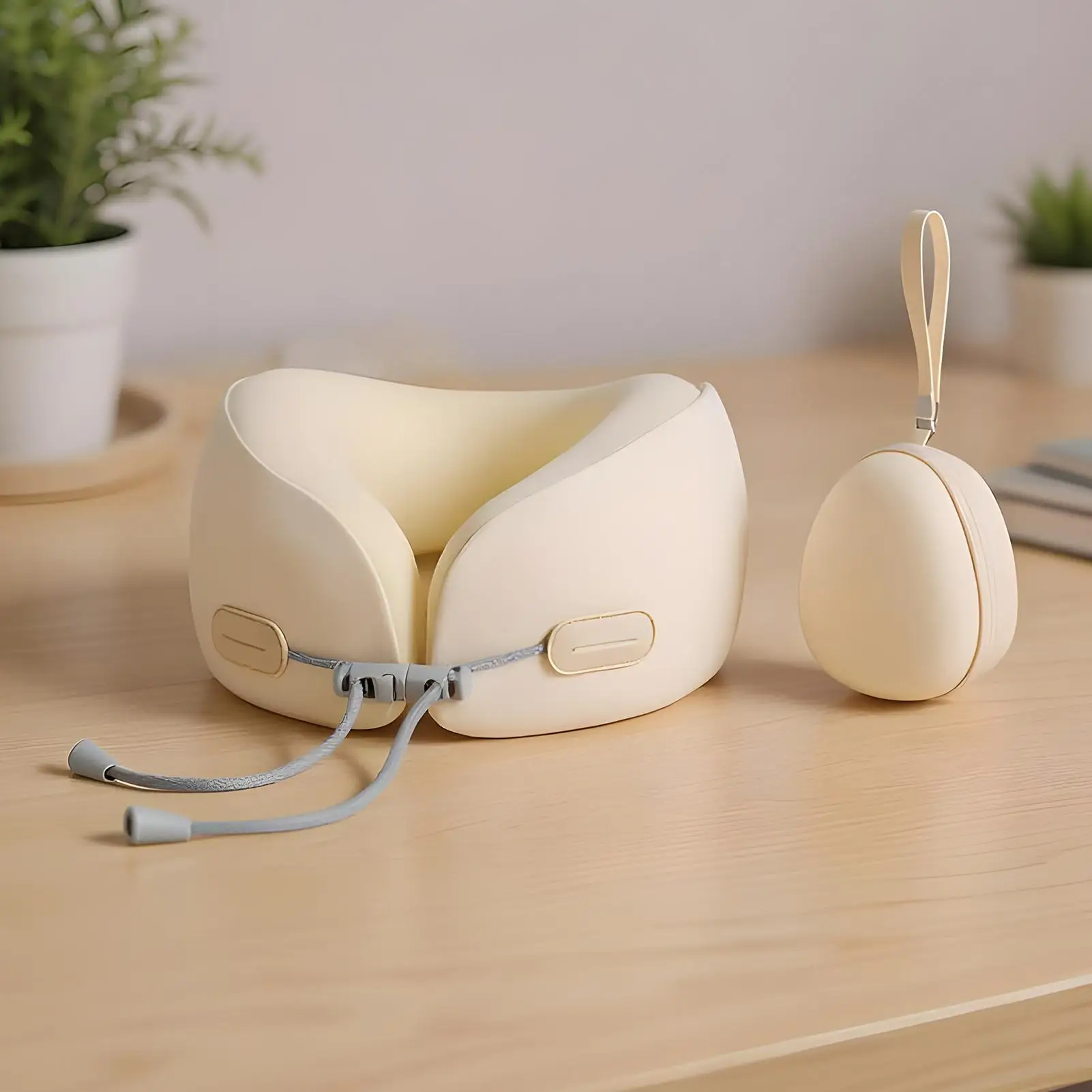 

Travel Neck Pillow Soft U Shaped Neckrest Portable U Shape Neck Pillow for Women Men Reading Workplace Flight Yoga Camping