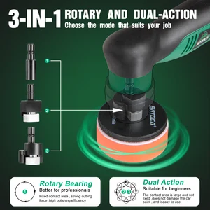 Batoca s5 polidor de carro sem fio 1-3 Polegada elétrica mini máquina de polimento de cera sem fio 12v ferramenta de polimento para detalhamento 8 principais vendas mini polidor eletrico - №7