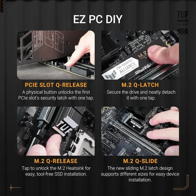 TUF Gaming Z890-PLUS WiFi Intel Core Ultra Series 2 Ready Advanced AI PC-Ready DDR5 LGA 1851 ATX Scheda madre per desktop Nuovo