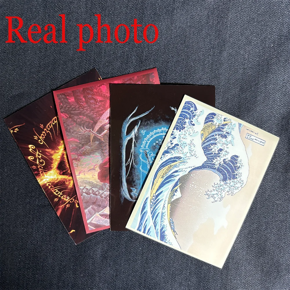 

60PCS 66*91mm Art Card Sleeves Trading Card Protector Compatible with MGT/PTCG/PKM Standard-Sized Game Card Collect Best Gifts