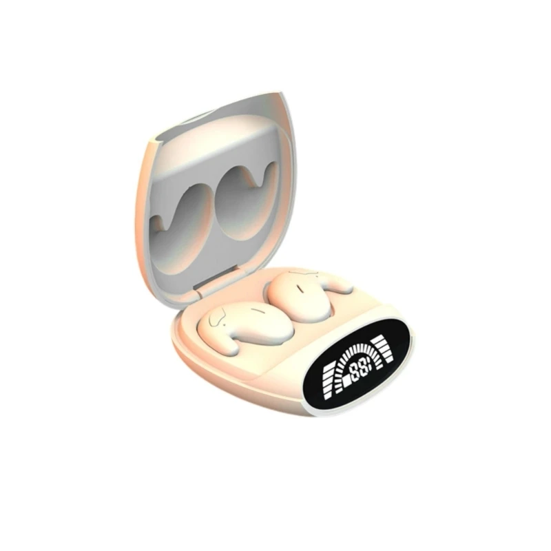 Беспроводные наушники в ушных наушниках дружеские для сна двойные микрофоны.