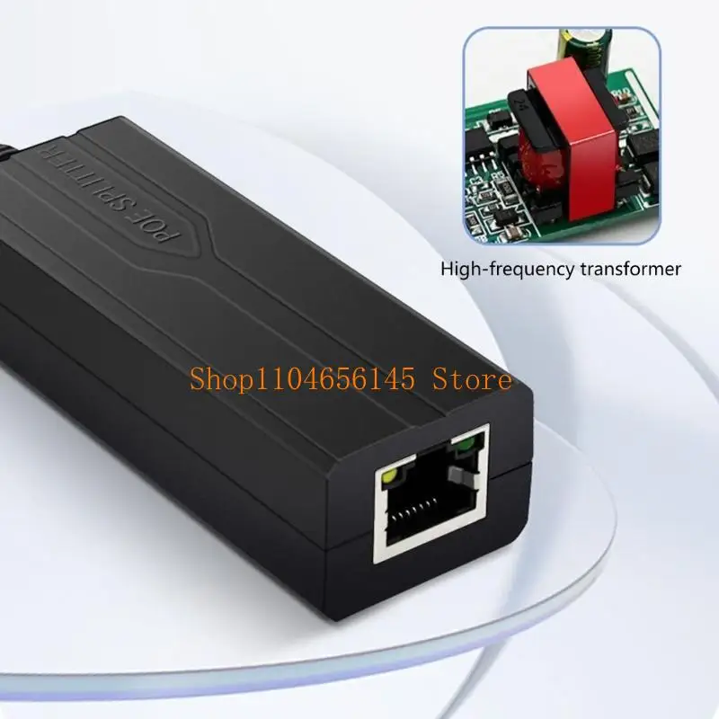 652F USB C POE Splitter PoE Separator 48V To 5V Converters For Networking Accessories