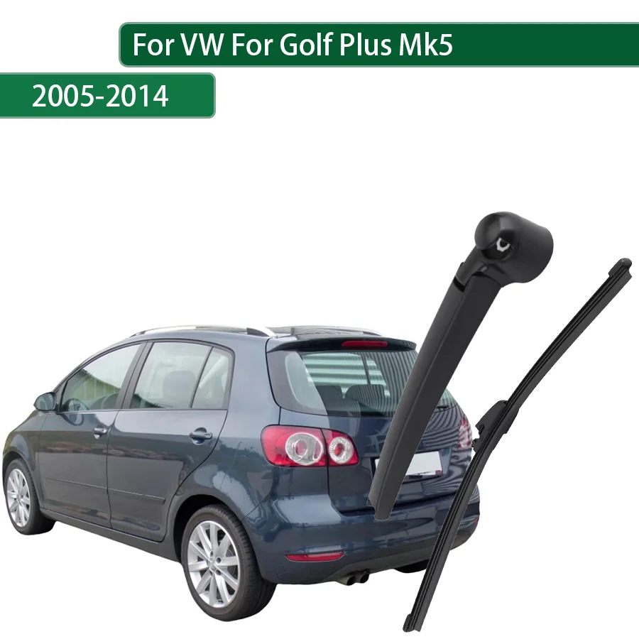 

12 Inch For VW Golf Plus Mk5 2005-2011-2014 Rear Wiper Blade Arm Set Rear Window Windshield