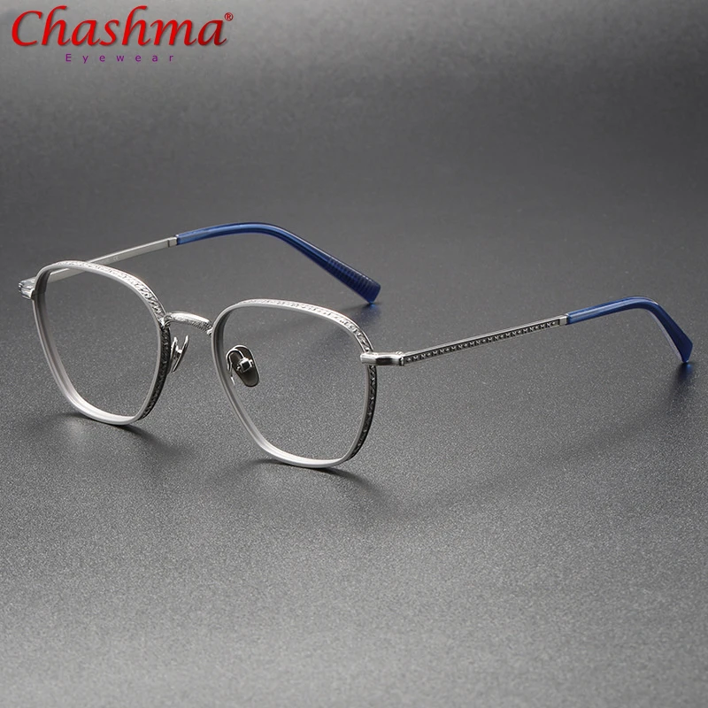 

Chashma Men Prescription Glasses Pure Titanium Oval Optical Eyewear Fashion Spectacles Frames Top Quality Eyeglass for Women