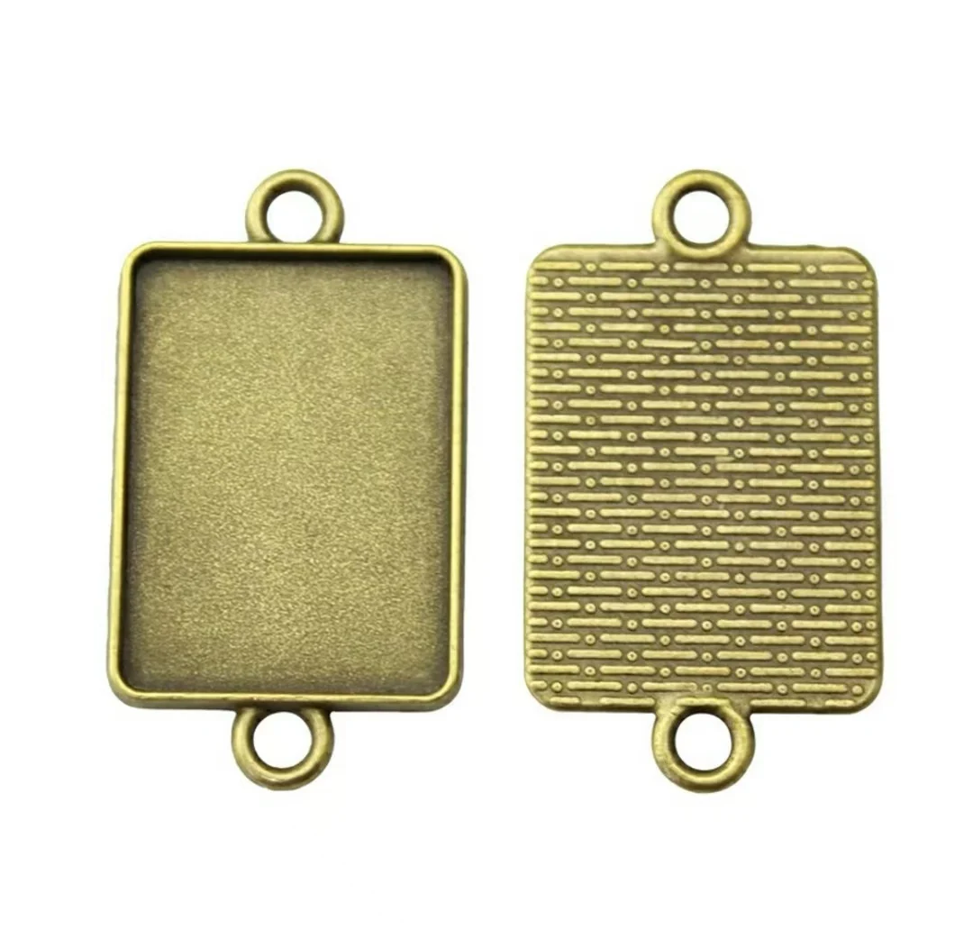 

6pcs internal diameter 18x25mm Zinc alloy metal tibetan silver ,antiqued bronze plated cabochon setting T0234 for jewelry making