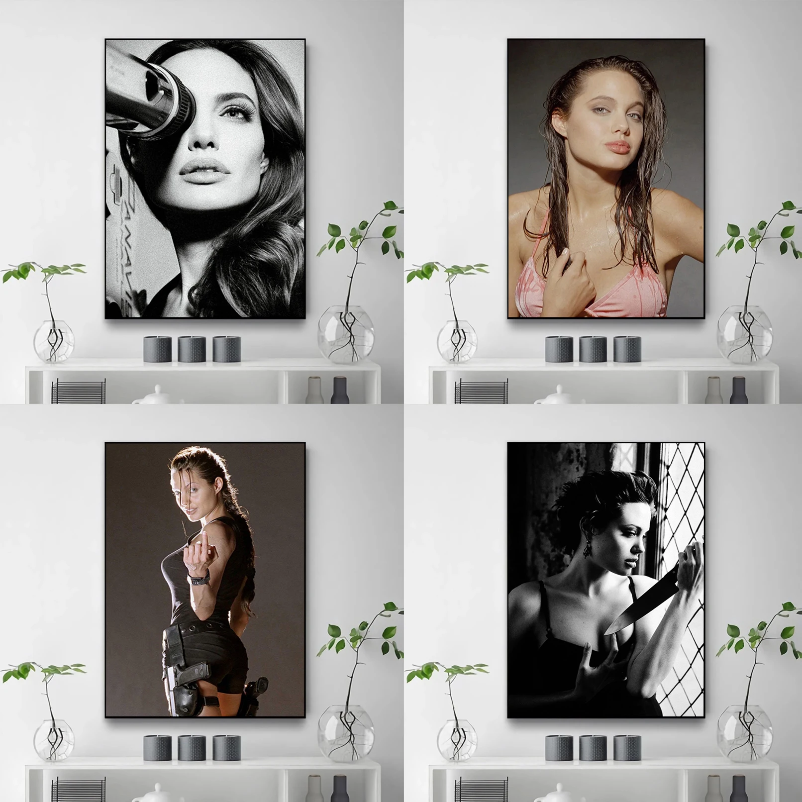 Angelina Jolie Voight Poster Posters for Wall Decor Home Decore With Free Shipping Canvas Decorative Paintings Room Art Painting