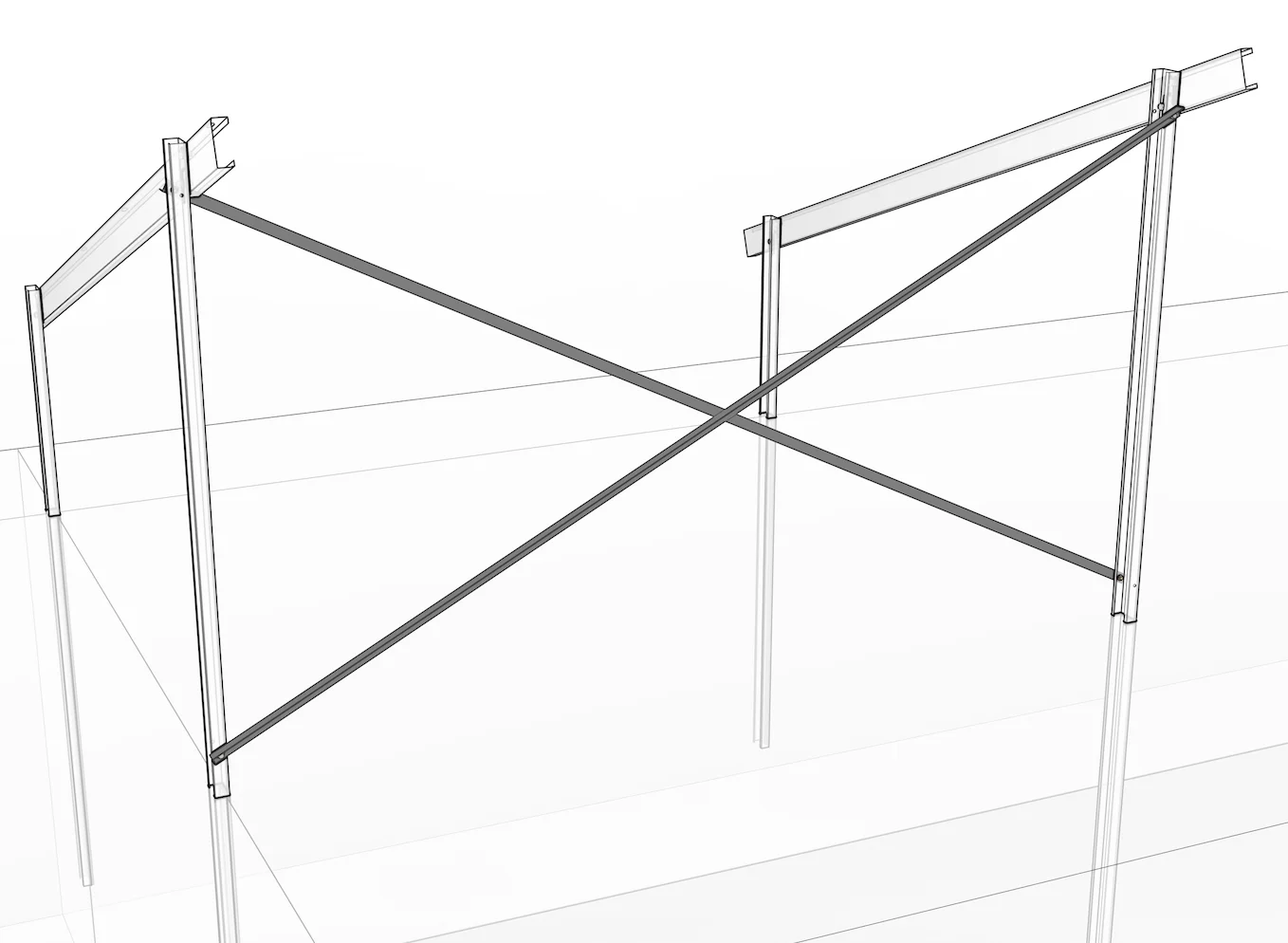 Zinc-Aluminum-Magnesium Coated Steel Ground Mount Solar Kit Anodized Aluminium Panel Mounting System PV Modules Mounting Rack - Detail 1