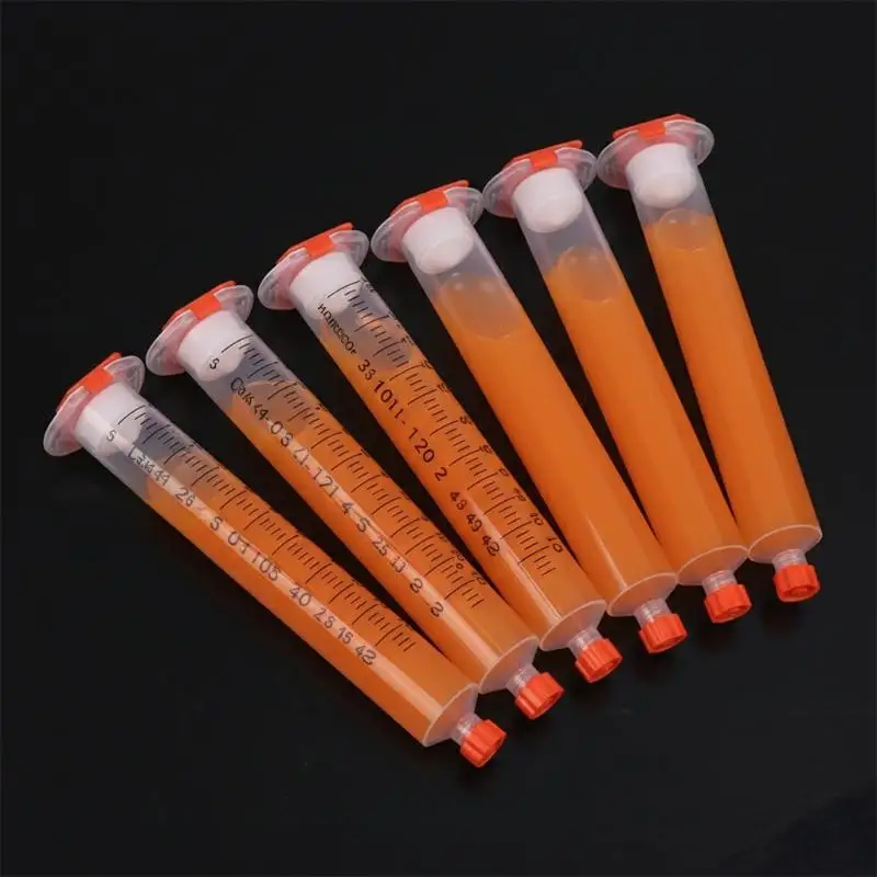 Dispensing Cylinder Syringe PP Tube Flux Container USA Type Glue Cockroach Cartridge Barrel 3CC 5CC 10CC 30CC 50CC Sub-Packing