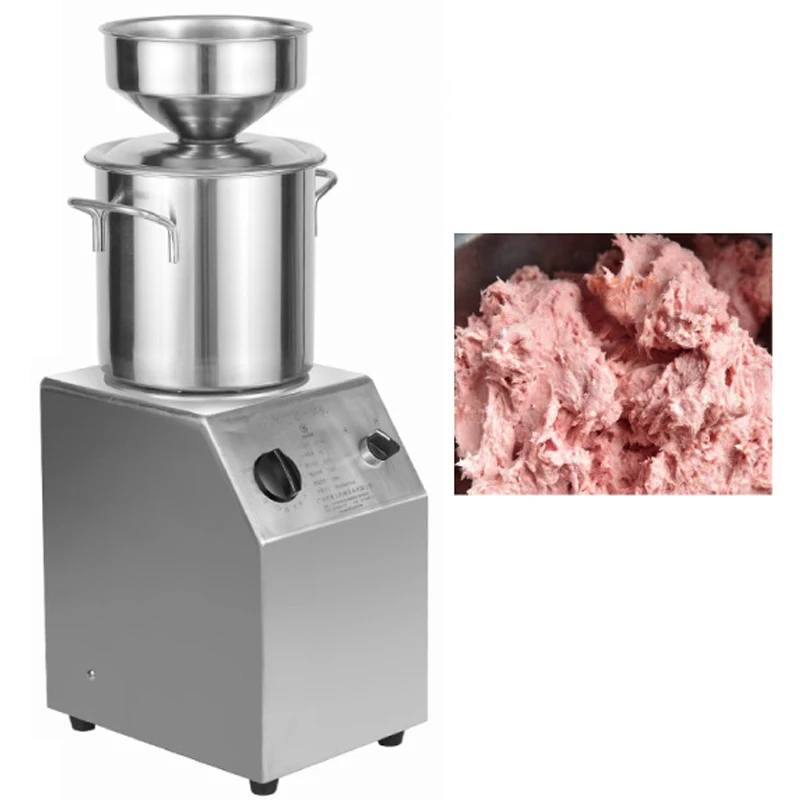 Multifunctional chopping machine fully automatic meat, berry, pulp and vegetable chopper large capacity chopping and pulping mac