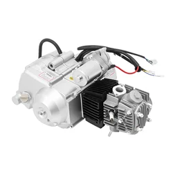 125CC 4-Stroke Engine Motor Kit 5.5KW Air Cooled CDI Electric/Foot Start Direct Replacement for ATV Dirt Bike Go Kart