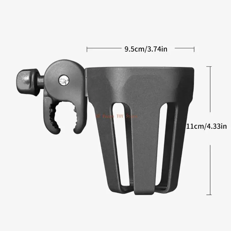 حامل كوب مريح غير قابل للانزلاق 96GC متوافق مع أجهزة متعددة بما في ذلك عربات الأطفال والدراجات والمشايات والكراسي المتحركة #6