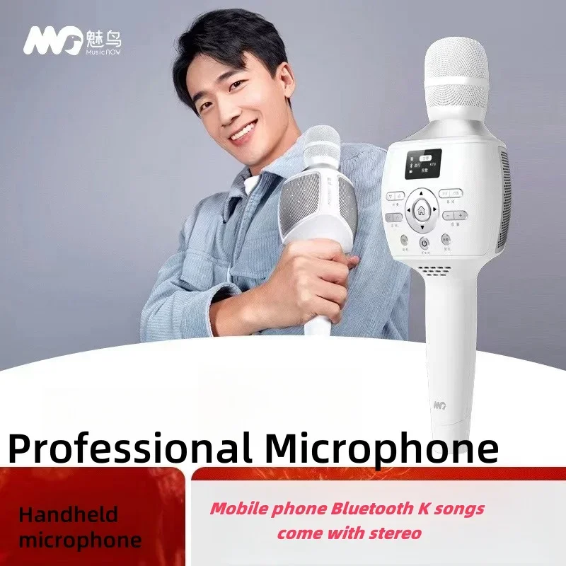 Karaoke Wireless Microphone for Home Party Ktv Music Singing Playing Wireless Handheld Microphone for Singing
