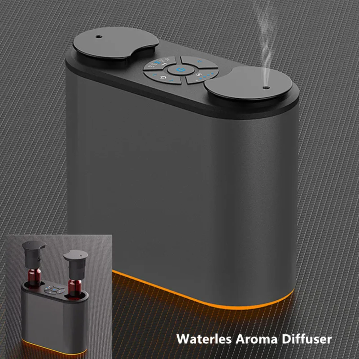 Waterless Diffuser  USB Aluminum Scent Nebulizer Diffuser Aromatherapy essential oils diffuser Without Water For  Hotel