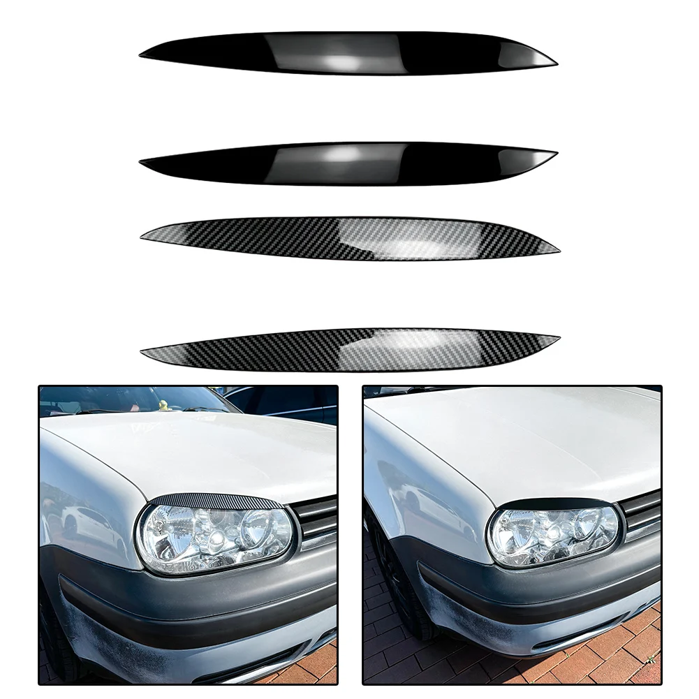 Seamless Fit Trim ABS Headlight Accessories Easy Installation Trim Enhanced Nighttime Visibility For FSI GL for gls Carbon Look