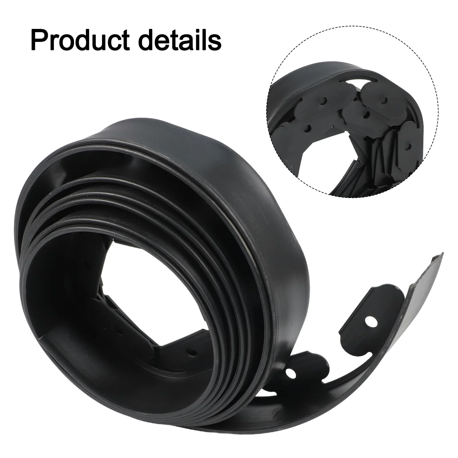 For Flower Beds Flexible Design Isolation Strip Yard Definition Easy Install Plastic Fence Fencing PE Material