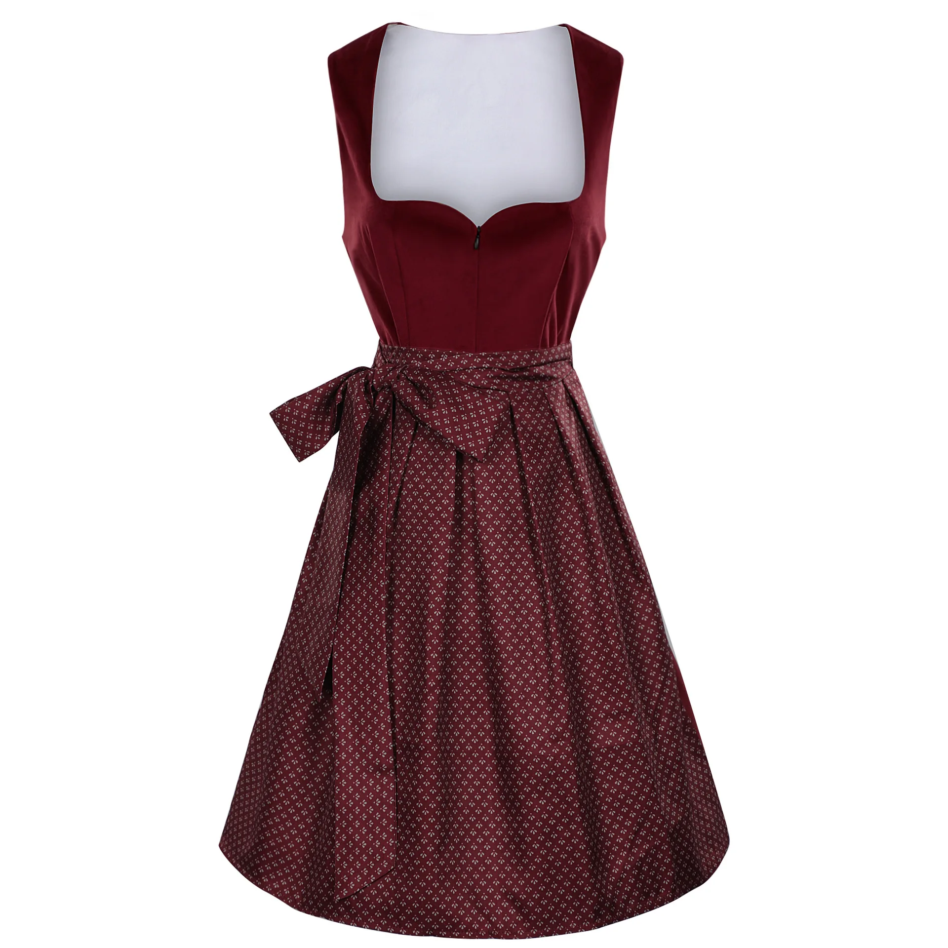 Немецкое платье-дирндль для Октоберфеста, баварское традиционное пивное платье для девочек, карнавальный костюм на Хэллоуин