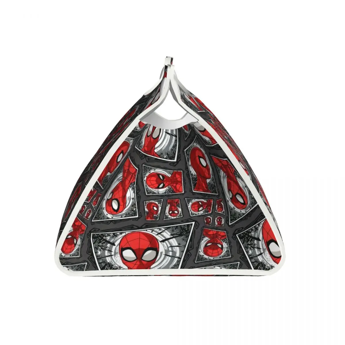 Custom Spider Man Heads Collage Facial Tissue Box Cover Rectangular PU Leather Tissue Box Holder for Car Toilet