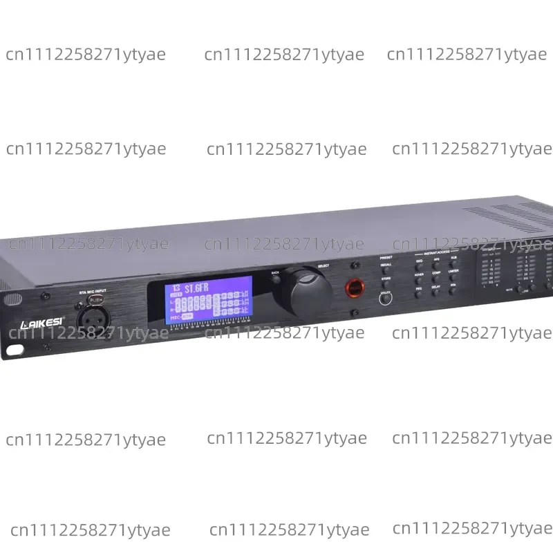 Audio DSP Digital Processor PA2 Digital Audio Processor 2 in 6 Out Professional Stage Crossover Effect Processor