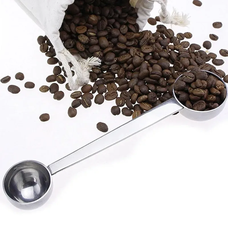 

Двуглавая мерная ложка для кофе, ложка для выпечки порошка, мерная ложка для кофе с градуировкой, кухонный инструмент для выпечки