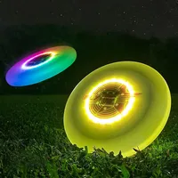 RGB Ultimate Flying Disc Super Bright Camping Game Swivel Discs Sport Disc Waterproof Hand Throwing Boomerang Toys FOR Outdoor